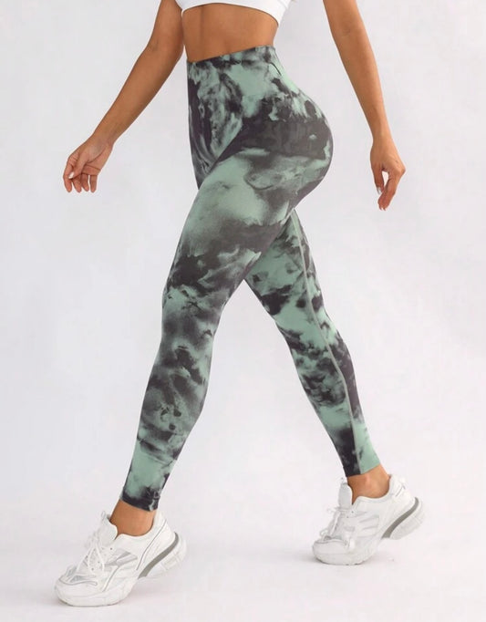 Mint green double stitched