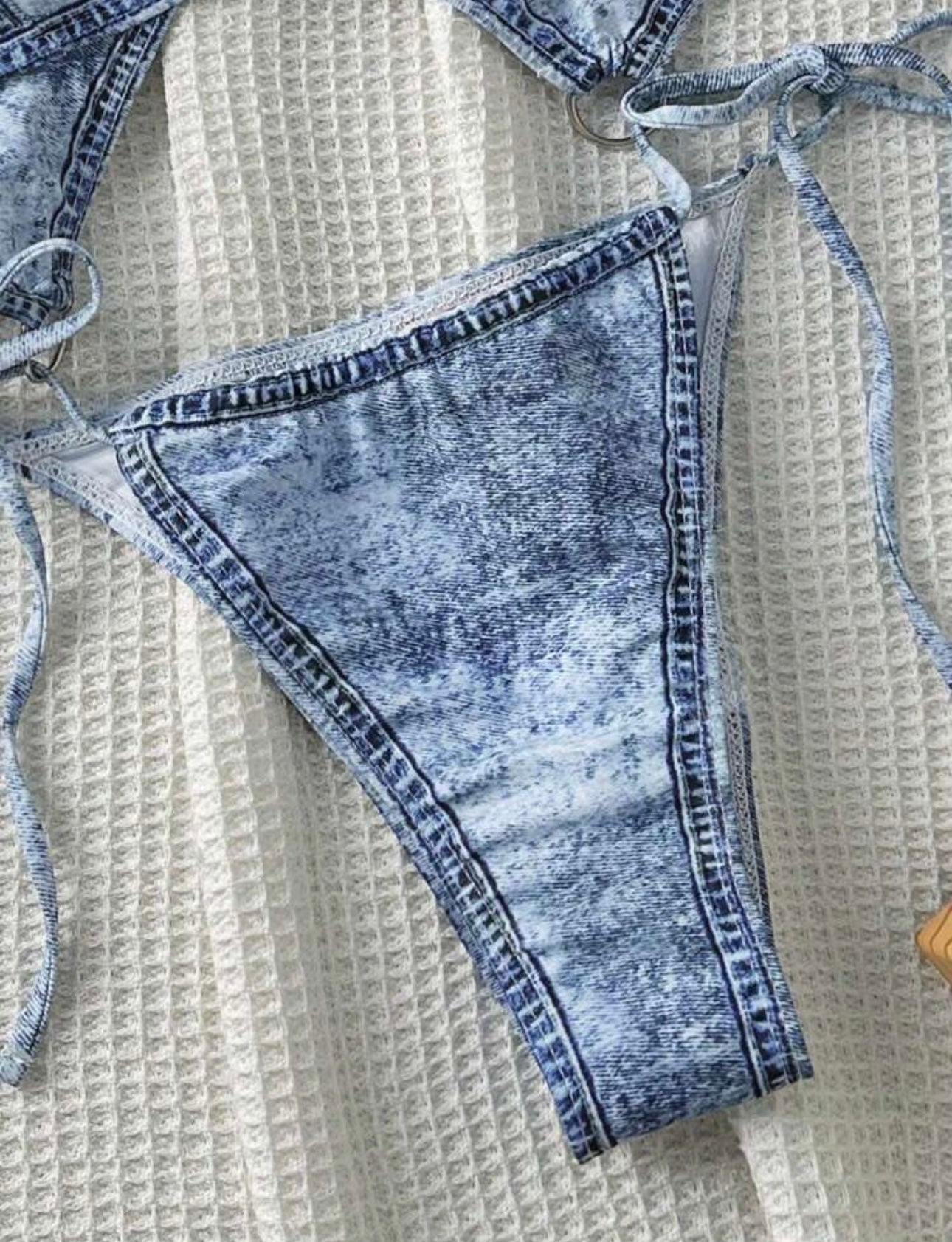 Denim bikini