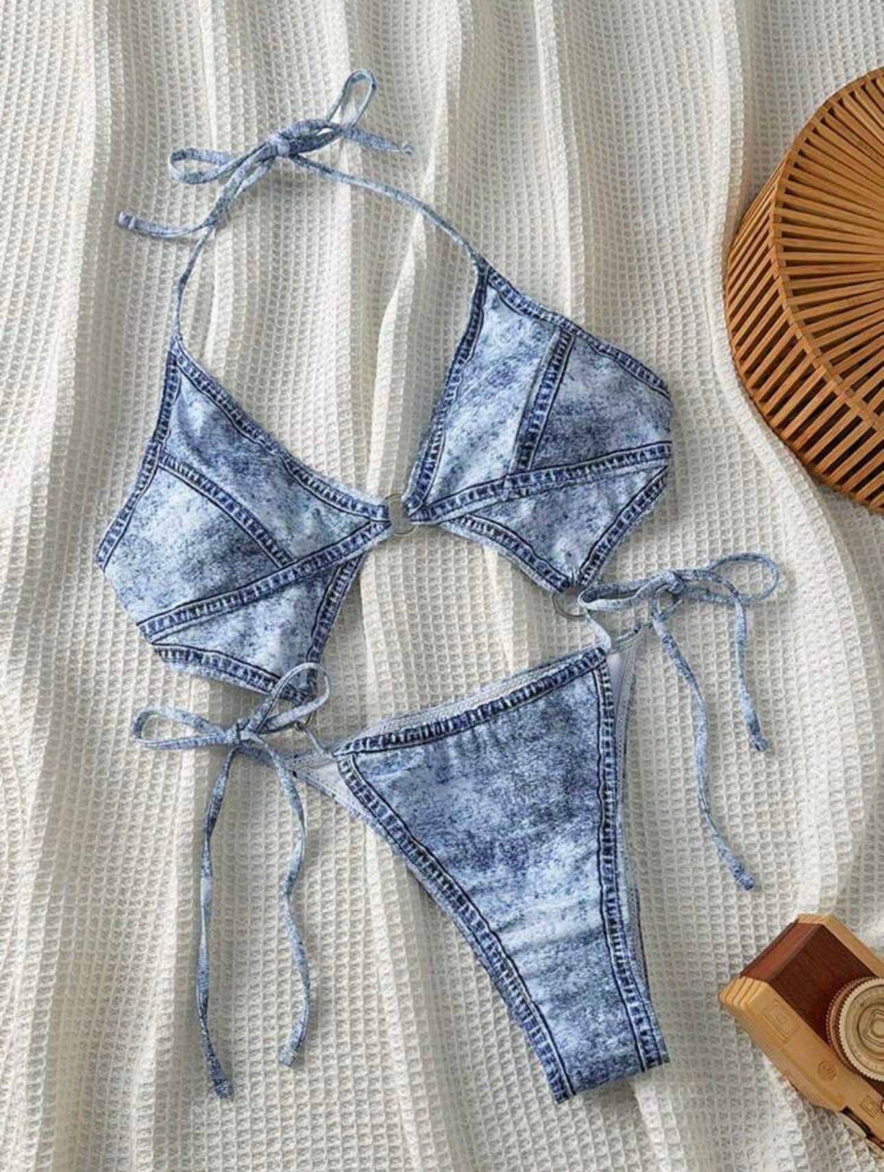 Denim bikini