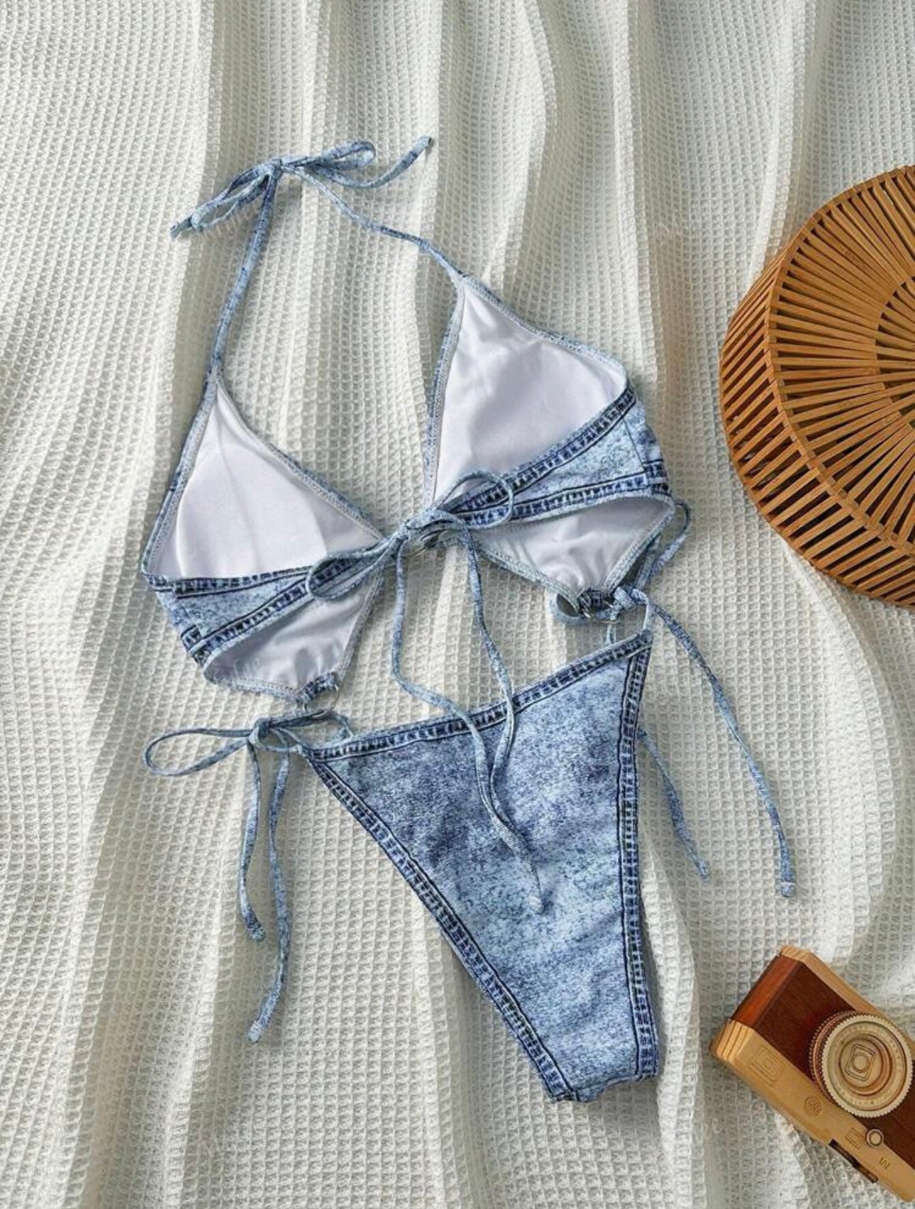 Denim bikini