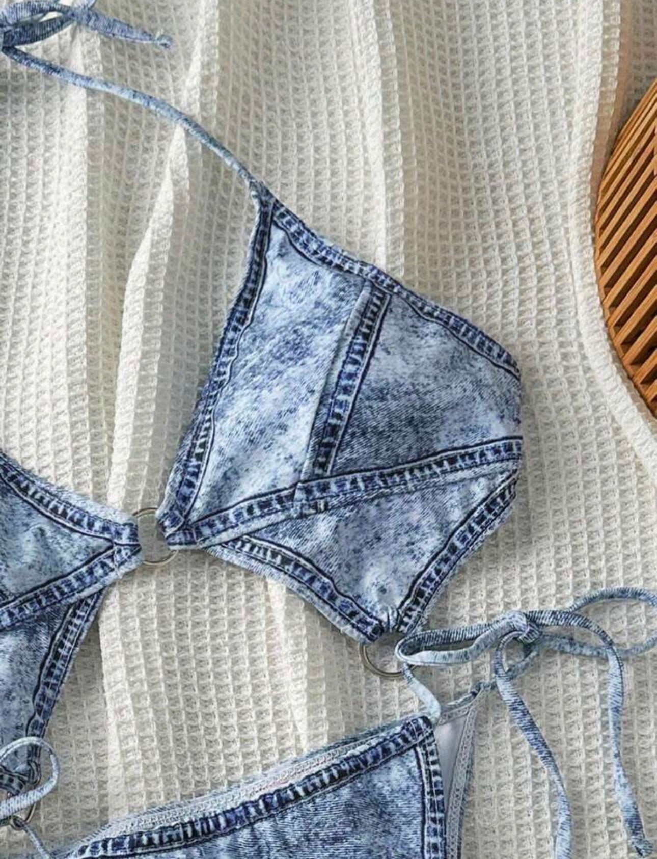 Denim bikini